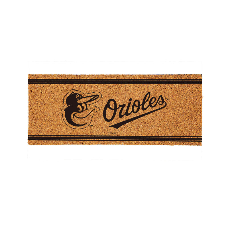 Baltimore Orioles Extra Large One Color Coir Mat, 60"x24"
