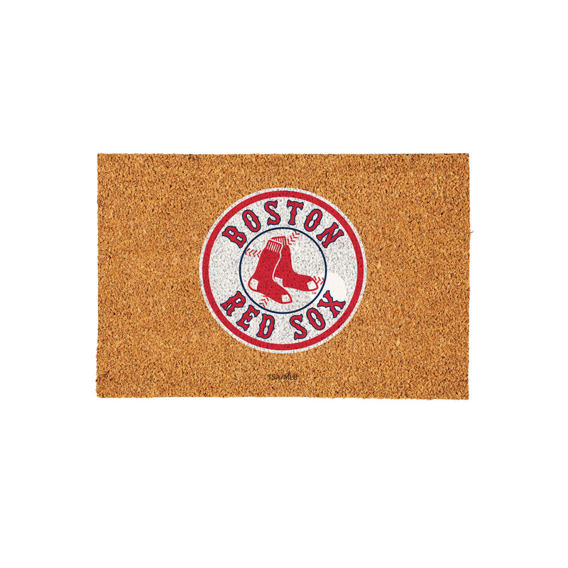 Boston Red Sox Large Full Color Coir Mat, 36"x24"