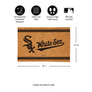 Chicago White Sox Large One Color Coir Mat, 36"x24"