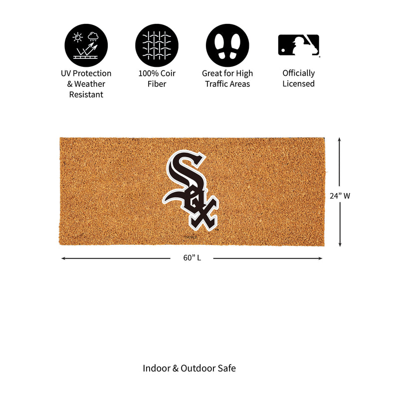 Chicago White Sox Extra Large Full Color Coir Mat, 60"x24"