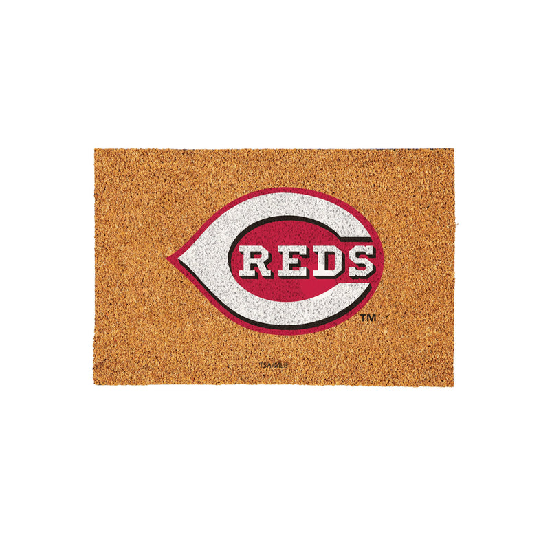 Cincinnati Reds Large Full Color Coir Mat, 36"x24"