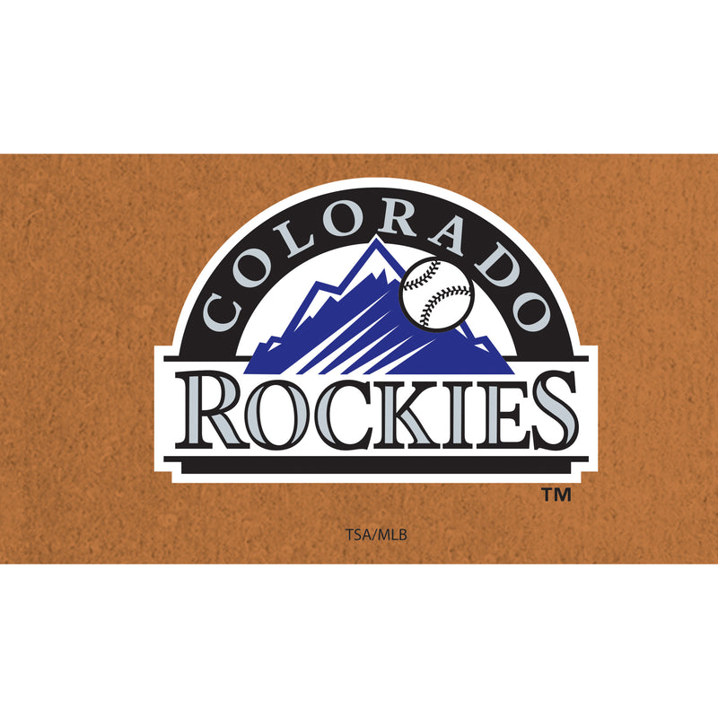 Colorado Rockies Coir Mat 16"x28"