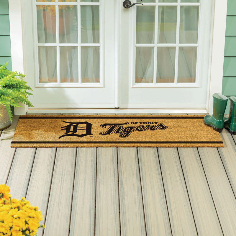 Detroit Tigers Extra Large One Color Coir Mat, 60"x24"