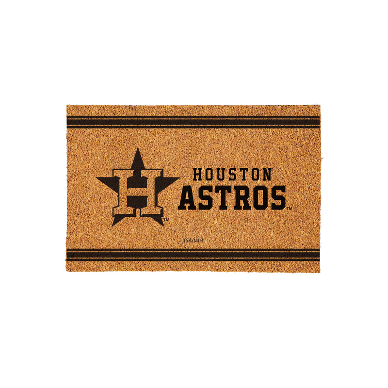 Houston Astros Large One Color Coir Mat, 36"x24"