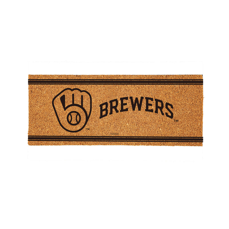 Milwaukee Brewers Extra Large One Color Coir Mat, 60"x24"