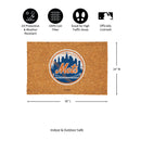 New York Mets Large Full Color Coir Mat, 36"x24"