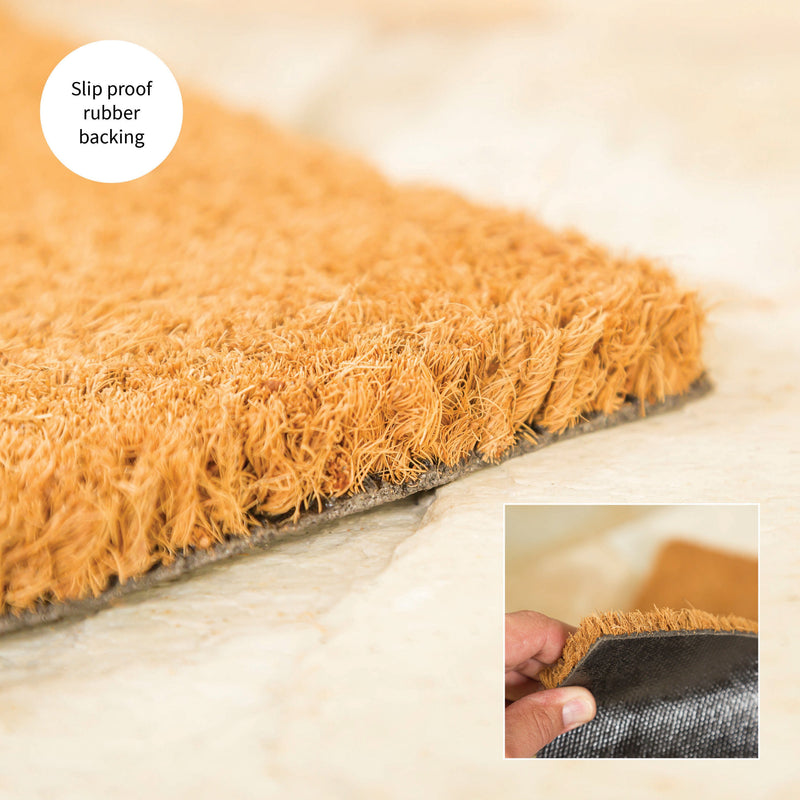 New York Mets Extra Large One Color Coir Mat, 60"x24"