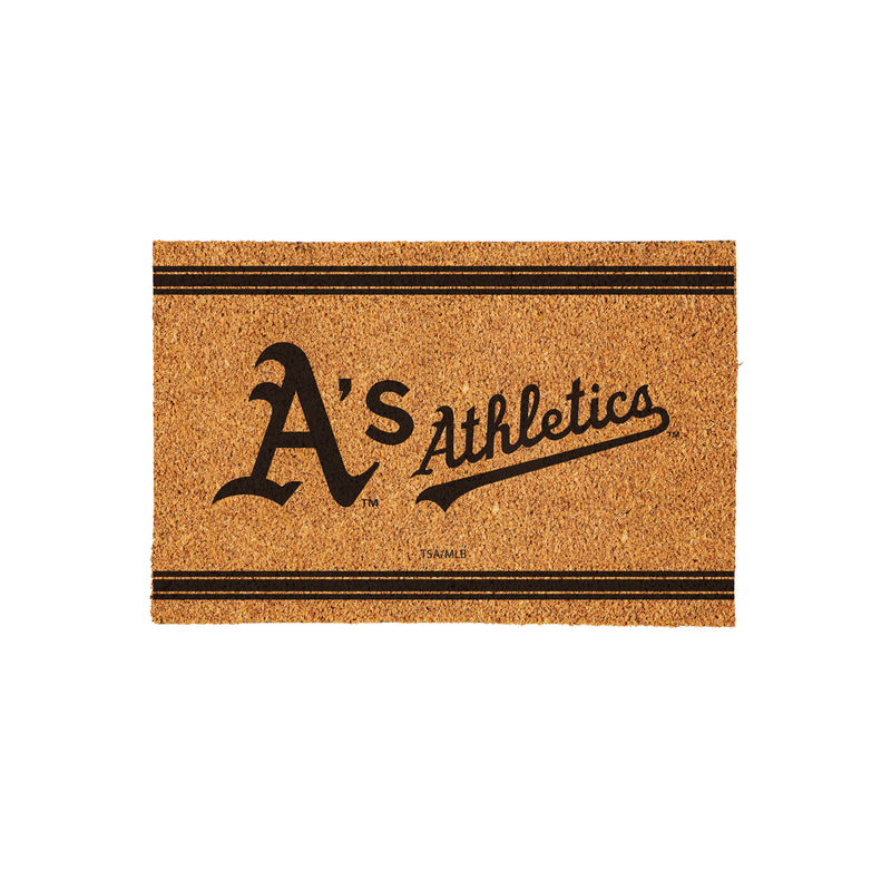 Athletics Large One Color Coir Mat, 36"x24"