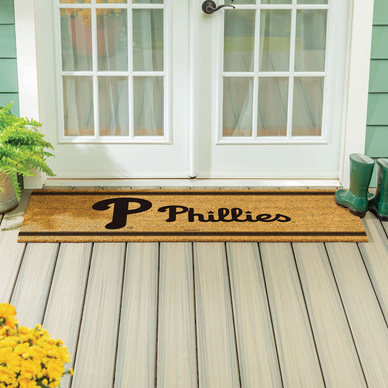 Philadelphia Phillies Extra Large One Color Coir Mat, 60"x24"