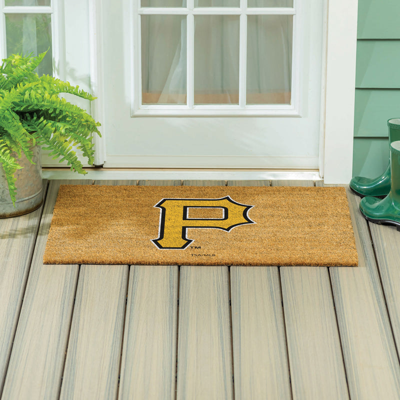 Pittsburgh Pirates Large Full Color Coir Mat, 36"x24"