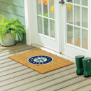 Seattle Mariners Large Full Color Coir Mat, 36"x24"