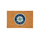 Seattle Mariners Large Full Color Coir Mat, 36"x24"