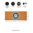 Seattle Mariners Extra Large Full Color Coir Mat, 60"x24"