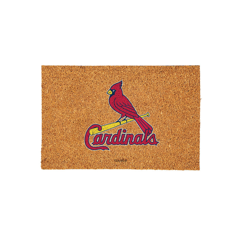 St Louis Cardinals Large Full Color Coir Mat, 36"x24"