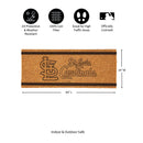 St Louis Cardinals Extra Large One Color Coir Mat, 60"x24"