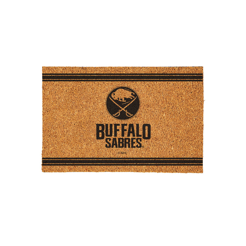 Buffalo Sabres Large One Color Coir Mat, 36"x24"
