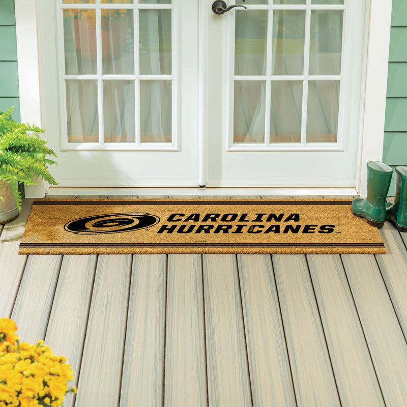 Carolina Hurricanes Extra Large One Color Coir Mat, 60"x24"