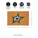 Dallas Stars Large Full Color Coir Mat, 36"x24"