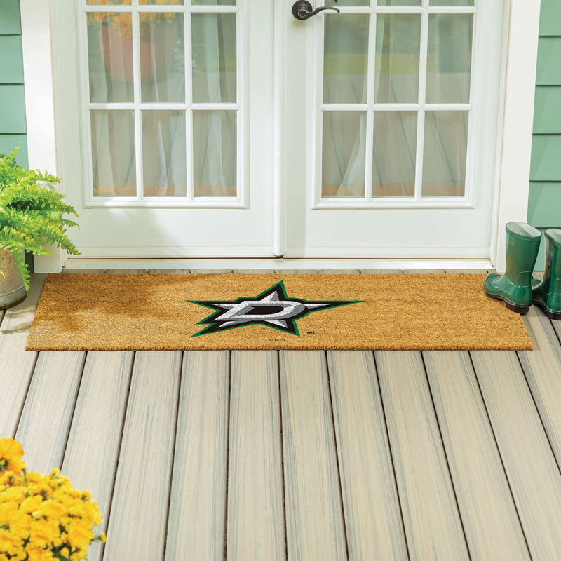 Dallas Stars Extra Large Full Color Coir Mat, 60"x24"