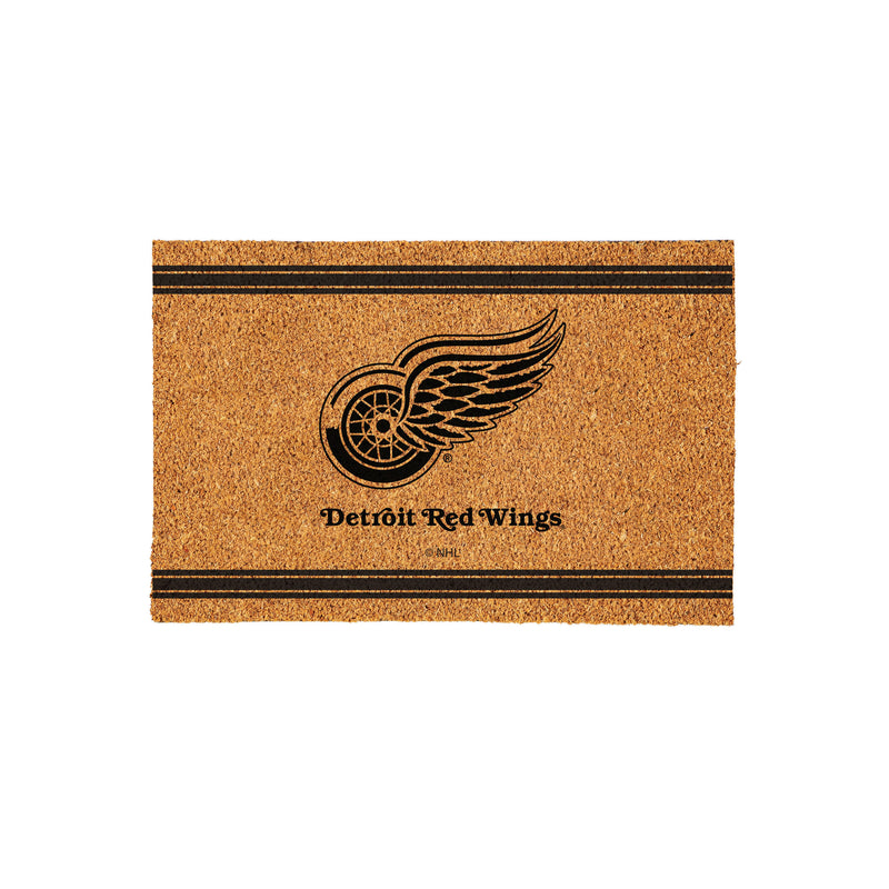 Detroit Red Wings Large One Color Coir Mat, 36"x24"