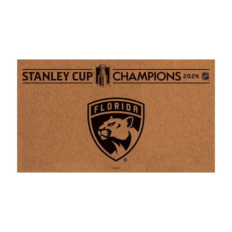 Florida Panthers Coir Mat 1C, Stanley Cup Champions 2024