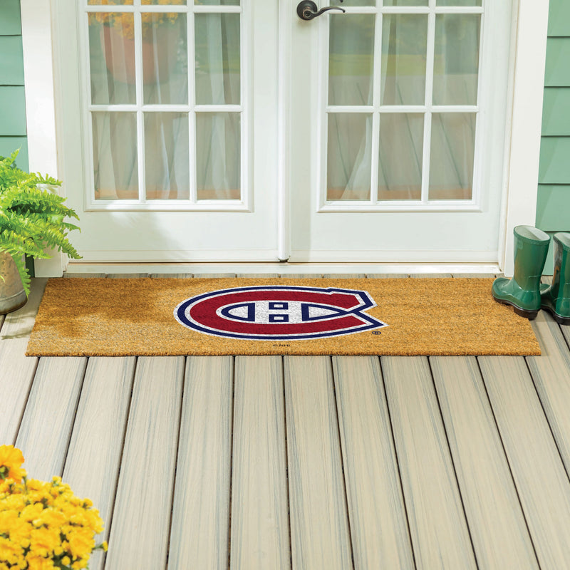 Montreal Canadiens Extra Large Full Color Coir Mat, 60"x24"