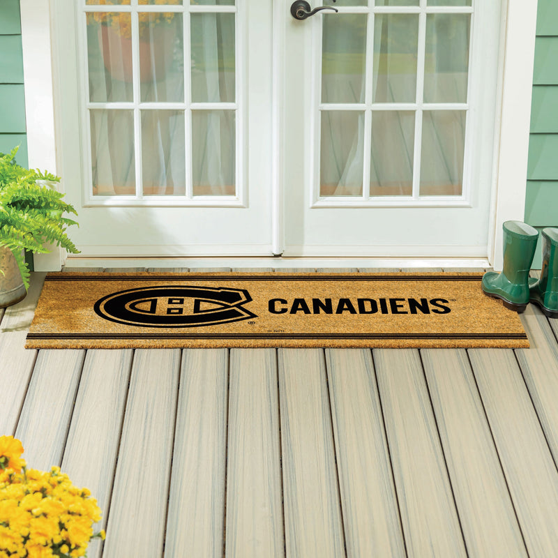 Montreal Canadiens Extra Large One Color Coir Mat, 60"x24"