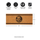 New York Islanders Extra Large One Color Coir Mat, 60"x24"