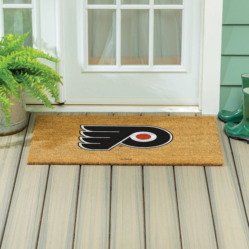 Philadelphia Flyers Large Full Color Coir Mat, 36"x24"
