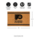 Philadelphia Flyers Large One Color Coir Mat, 36"x24"