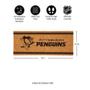 Pittsburgh Penguins Extra Large One Color Coir Mat, 60"x24"