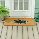 San Jose Sharks Large Full Color Coir Mat, 36"x24"
