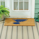 St Louis Blues Large Full Color Coir Mat, 36"x24"