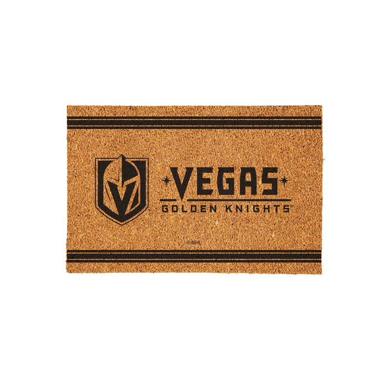 Las Vegas Golden Knights Large One Color Coir Mat, 36"x24"