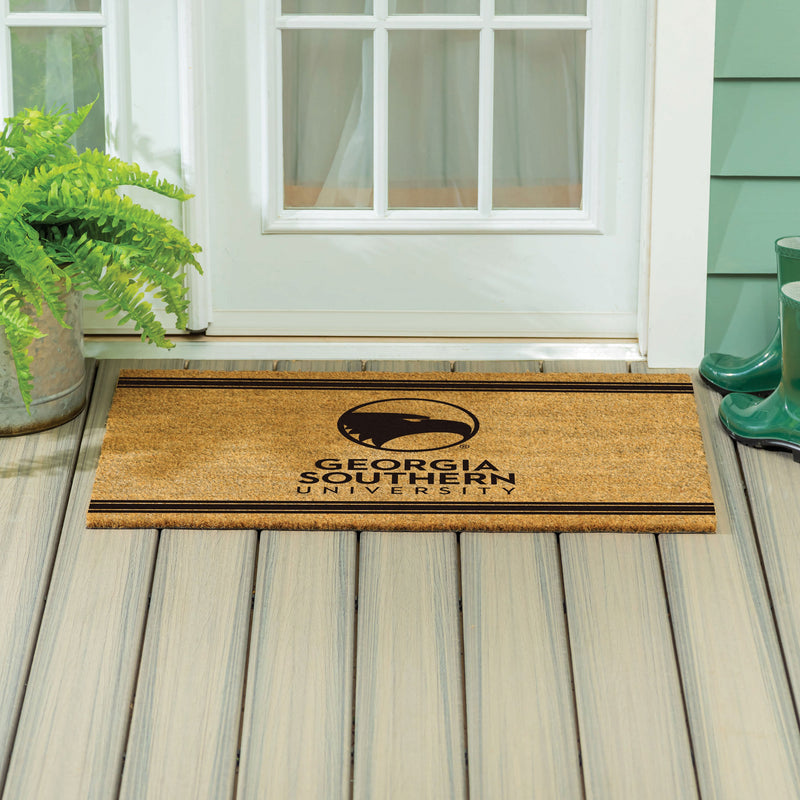 Georgia Southern University Large One Color Coir Mat, 36"x24"