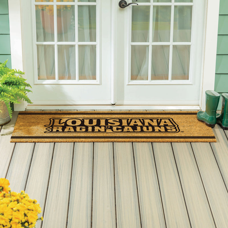 University of Louisiana at Lafayette Extra Large One Color Coir Mat, 60"x24"