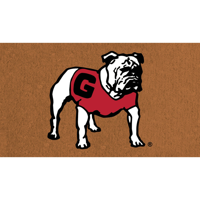 Coir Mat, 16"x28", University of Georgia, Alternate Bulldog Logo