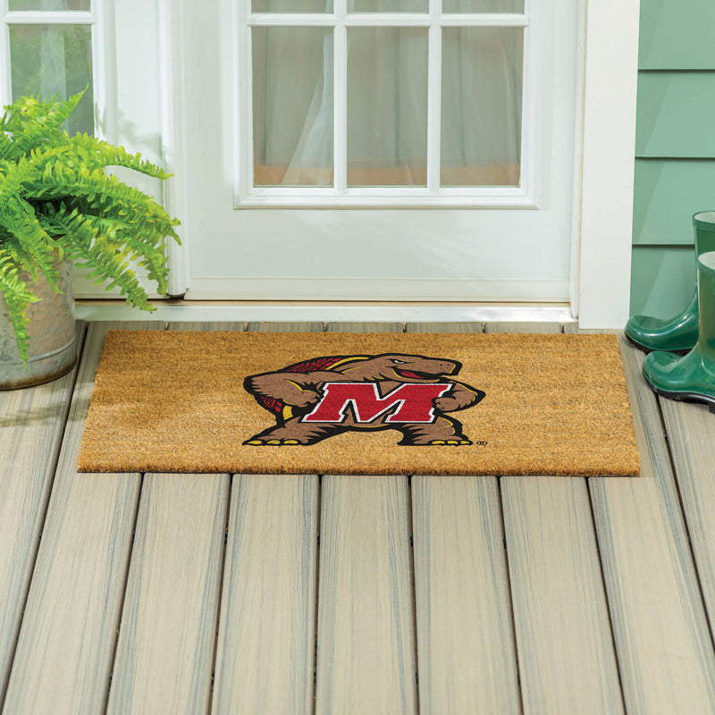 University of Maryland Large Full Color Coir Mat, 36"x24"