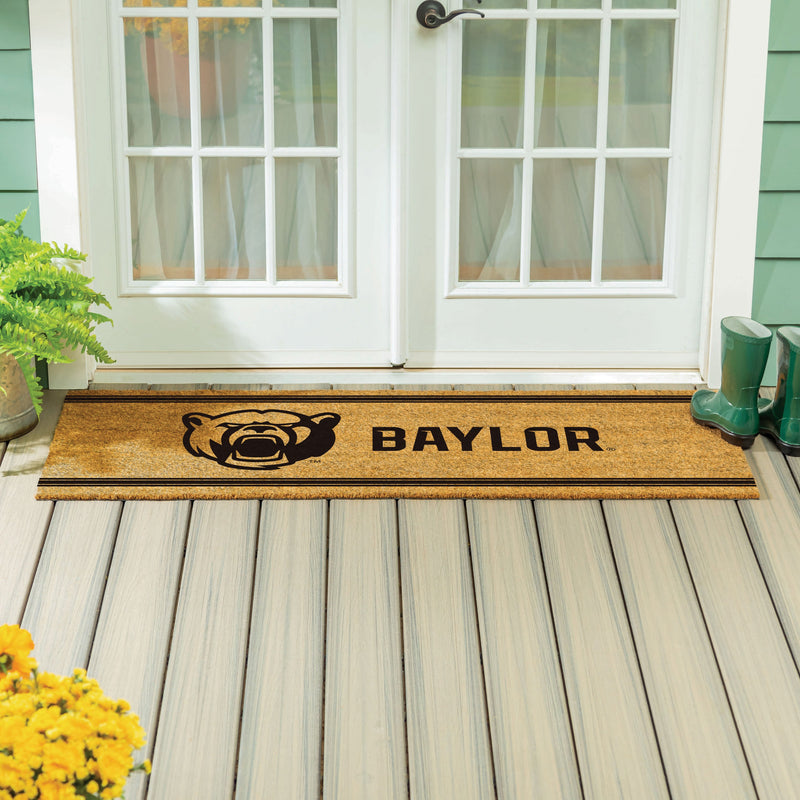 Baylor University Extra Large One Color Coir Mat, 60"x24"
