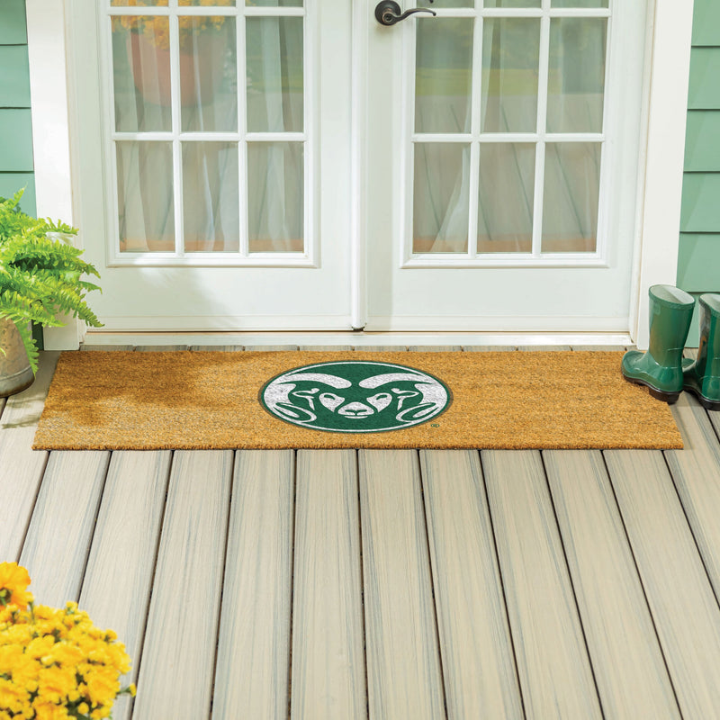 Colorado State University Extra Large Full Color Coir Mat, 60"x24"