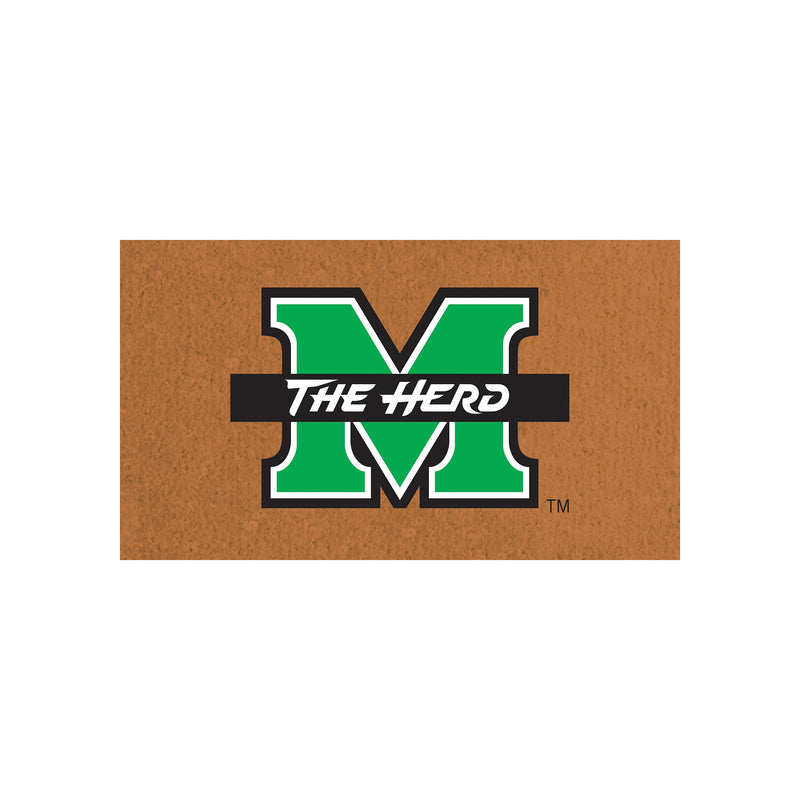 Coir Mat, 16"x28", Marshall University