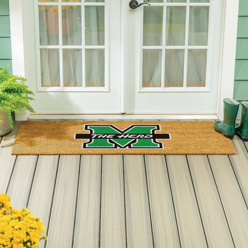 Marshall University Extra Large Full Color Coir Mat, 60"x24"