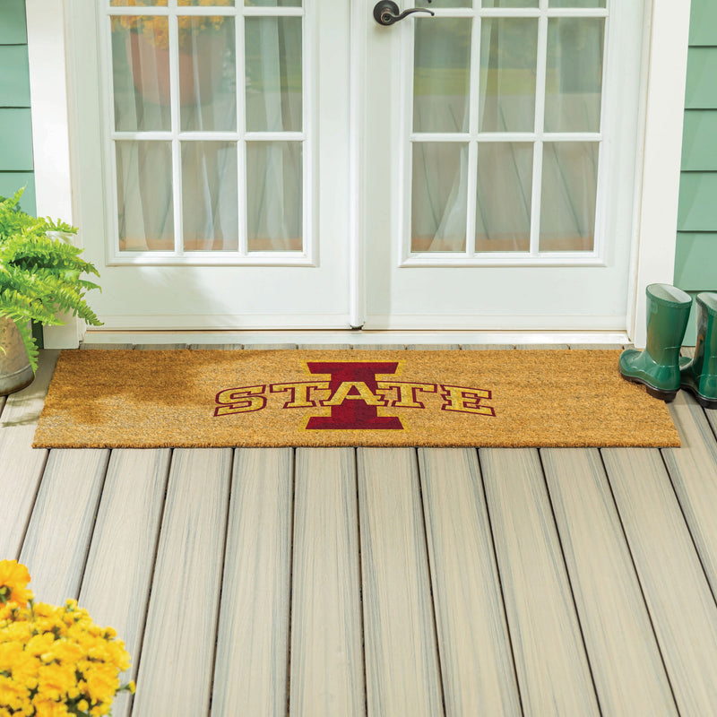 Iowa State University Extra Large Full Color Coir Mat, 60"x24"