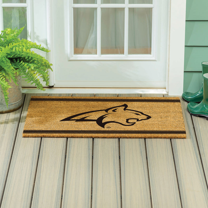 Montana State University Large One Color Coir Mat, 36"x24"