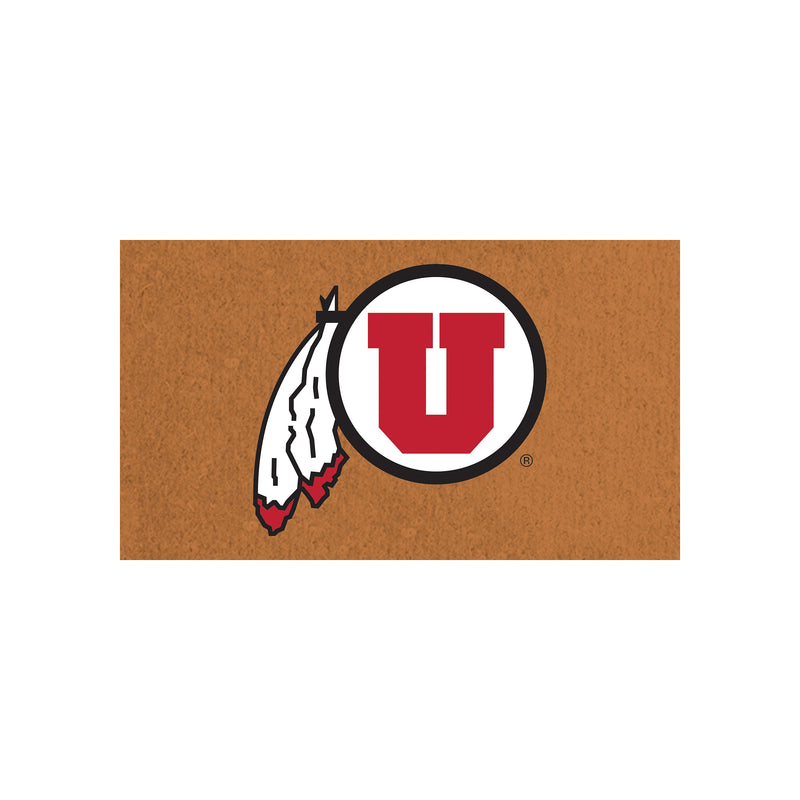 Coir Mat, 16"x28", University of Utah