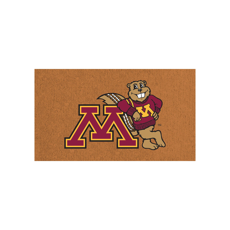 Coir Mat, 16"x28", University of Minnesota