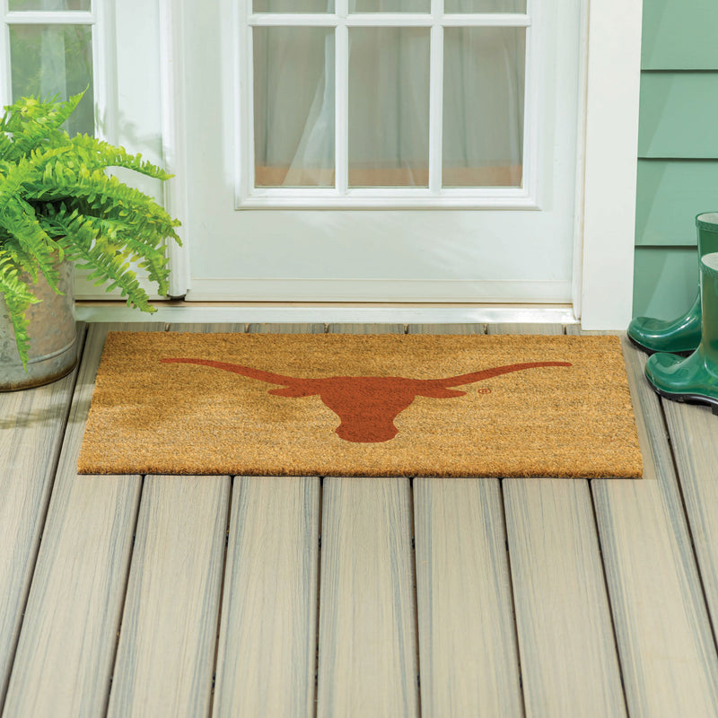 University of Texas Large Full Color Coir Mat, 36"x24"