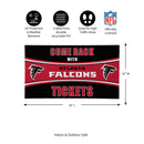 28" x 16" PVC Trapper Mat, Come Back with Tickets, Atlanta Falcons