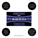 28" x 16" PVC Trapper Mat, Come Back with Tickets, Baltimore Ravens