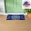 28" x 16" PVC Trapper Mat, Come Back with Tickets, Dallas Cowboys